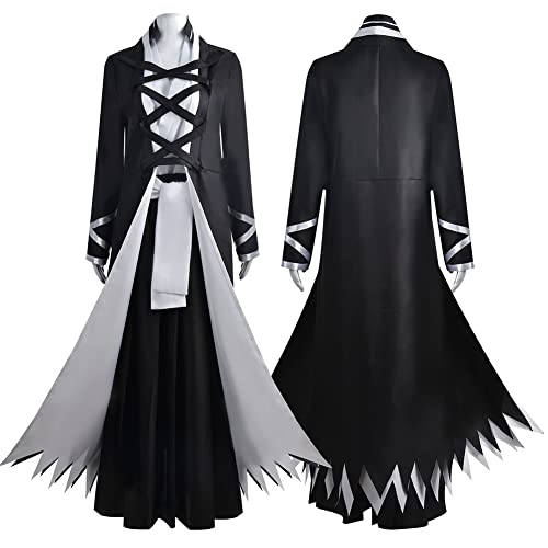 Zhongkaihua Kurosaki Ichigo Cosplay Costume - Kurosaki Ichigo Kimono Black Samurai Halloween Costume Party Stage Carnival Set von Zhongkaihua