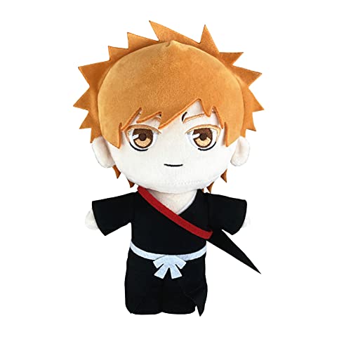 Zhongkaihua Kurosaki Ichigo Plüschfigur, 20 cm, Plüschkissen, Anime, PP-Baumwolle, weich, gefüllt, pelzig, Autotasche, Heimdekoration, Anhänger für Fans von Zhongkaihua