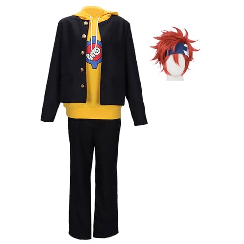 Zhongkaihua Kyan Reki Cosplay-Kostüm, Halloween-Kostüm, komplettes Set, japanische Highschool-Jacke und Hose, gelbe Kapuzen-Sweatshirts, 3-teiliges Set für Herren Zhongkaihua Kyan Reki Cosplay-Kostüm, Halloween-Kostüm, komplettes Set, japanische Highschool-Jacke und Hose, gelbe Kapuzen-Sweatshirts, 3-teiliges Set für Herren von Zhongkaihua
