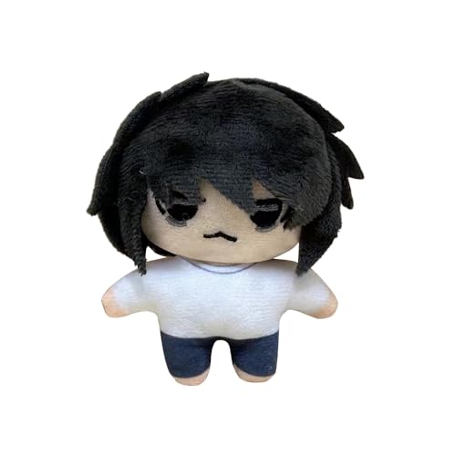 Zhongkaihua L Lawliet Plüschfigur-Kissenanhänger, 9 cm, Lawliet-Spiel, PP-Baumwolle, weich, gefüllt, pelzig, Auto-Schlüsselanhänger, Tasche, Zuhause, Sofa-Dekoration von Zhongkaihua