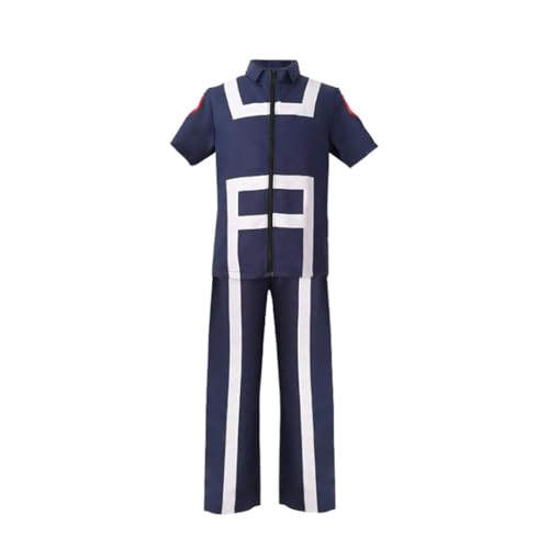 Zhongkaihua MHA Cosplay-Kostüm Bakugou/Midoriya/Todoroki/Toga/Uraraka Outfit Anime Schul Turnanzug MHA Trainings Sportbekleidung Halloween von Zhongkaihua