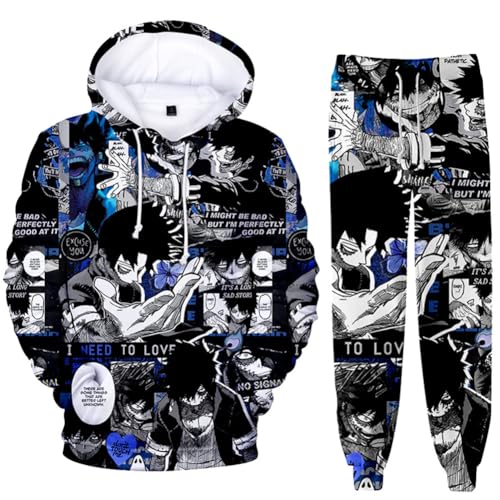 Zhongkaihua MHA Kapuzenpullover und Sweatpants Set 2-teilig Bakugo/Izuku/Toga/Dabi/Ochako Hoodies Hosen Cosplay Anime Sweatshirts Pullover Kleidung Herren Damen Uni Zhongkaihua MHA Kapuzenpullover und Sweatpants Set 2-teilig Bakugo/Izuku/Toga/Dabi/Ochako Hoodies Hosen Cosplay Anime Sweatshirts Pullover Kleidung Herren Damen Uni von Zhongkaihua