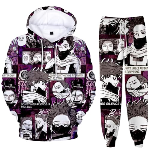 Zhongkaihua MHA Kapuzenpullover und Sweatpants Set 2-teilig Bakugo/Izuku/Toga/Dabi/Ochako Hoodies Hosen Cosplay Anime Sweatshirts Pullover Kleidung Herren Damen Uni Zhongkaihua MHA Kapuzenpullover und Sweatpants Set 2-teilig Bakugo/Izuku/Toga/Dabi/Ochako Hoodies Hosen Cosplay Anime Sweatshirts Pullover Kleidung Herren Damen Uni von Zhongkaihua
