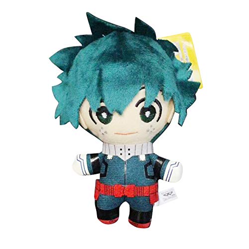 Zhongkaihua MHA Midoriya Izuku Plüschfigur, 15 cm, Plüschkissen, Anime, PP-Baumwolle, weich, gefüllt, pelzig, Autotasche, Heimdekoration, Anhänger für Fans Zhongkaihua MHA Midoriya Izuku Plüschfigur, 15 cm, Plüschkissen, Anime, PP-Baumwolle, weich, gefüllt, pelzig, Autotasche, Heimdekoration, Anhänger für Fans von Zhongkaihua