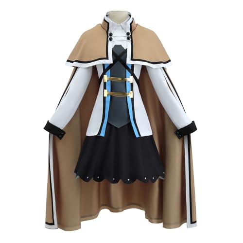 Zhongkaihua Migurdia Roxy Cosplay-Kostüm, komplettes Set, Uniformrock mit braunem Umhang und Hut, Outfits für Halloween, Anime, Rollenspiel-Kostüme Zhongkaihua Migurdia Roxy Cosplay-Kostüm, komplettes Set, Uniformrock mit braunem Umhang und Hut, Outfits für Halloween, Anime, Rollenspiel-Kostüme von Zhongkaihua