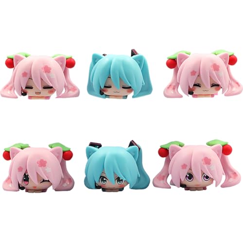 Zhongkaihua Miku Kagamine Abbildung 6Pcs PVC schlafende Katze Ver Anime Modell Haus Auto Schreibtisch Dekoration Ornament Geburtstage Geschenk für Fans Zhongkaihua Miku Kagamine Abbildung 6Pcs PVC schlafende Katze Ver Anime Modell Haus Auto Schreibtisch Dekoration Ornament Geburtstage Geschenk für Fans von Zhongkaihua
