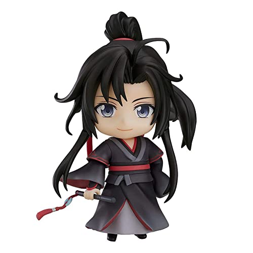 Zhongkaihua Mo Dao Zu Shi Anime Figur, LAN Wang Ji/Wei Wu Xian Action Figure with Interchangeable Face Anime Character PVC Model Mini Statue von Zhongkaihua