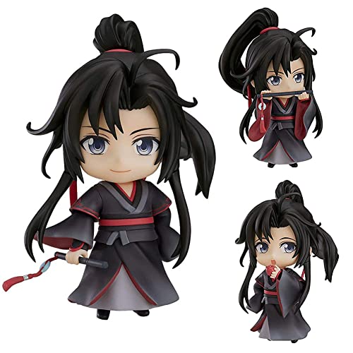 Zhongkaihua Mo Dao Zu Shi Anime Figur Mo Dao Zu Shi Minifigur LAN Wang Ji/Wei Wu Xian Figur Wei Wu Xian Actionfigur Anime Figuren PVC 10 cm von Zhongkaihua