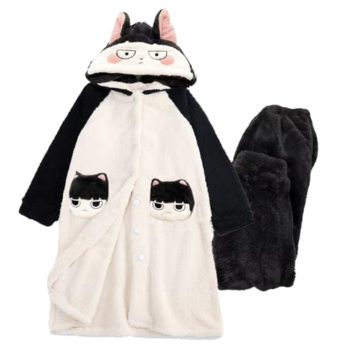Zhongkaihua Mob Psycho 100 Pyjama, Anime, Nachtwäsche, Kageyama, Shigeo/Reigen Arataka, Cosplay, Kostüm, Overall, Pyjama, Schlafmantel, Winter, warm, Halloween-Party Zhongkaihua Mob Psycho 100 Pyjama, Anime, Nachtwäsche, Kageyama, Shigeo/Reigen Arataka, Cosplay, Kostüm, Overall, Pyjama, Schlafmantel, Winter, warm, Halloween-Party von Zhongkaihua