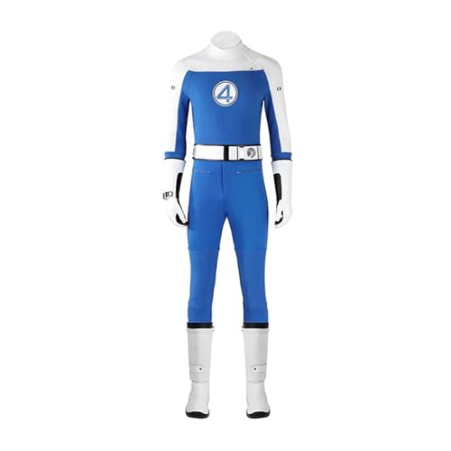 Zhongkaihua Movie Cosplay Kostüm Invisible Woman/Reed Richards/Human Torch Cosplay Jumpsuit Battle Uniform Bodysuit Outfit Halloween Karneval Fency Dress von Zhongkaihua