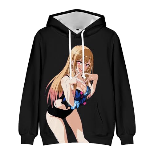 Zhongkaihua My Dress-Up Darling Hoodie Kinder Erwachsene Manga Charakter Kitagawa Marin Hoodie Druck Kostüm Kleidung Casual Pullover Kordelzug Sweatshirts Lange Ärmel Unisex Zhongkaihua My Dress-Up Darling Hoodie Kinder Erwachsene Manga Charakter Kitagawa Marin Hoodie Druck Kostüm Kleidung Casual Pullover Kordelzug Sweatshirts Lange Ärmel Unisex von Zhongkaihua