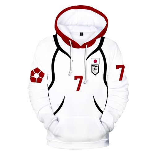 Zhongkaihua Nagi/Reo/Rin/Bachira Hoodie Anime Sweatshirt 3D bedruckte Kleidung Herren Damen Uni Hoodies mit Kordelzug Langarm Geschenke Zhongkaihua Nagi/Reo/Rin/Bachira Hoodie Anime Sweatshirt 3D bedruckte Kleidung Herren Damen Uni Hoodies mit Kordelzug Langarm Geschenke von Zhongkaihua
