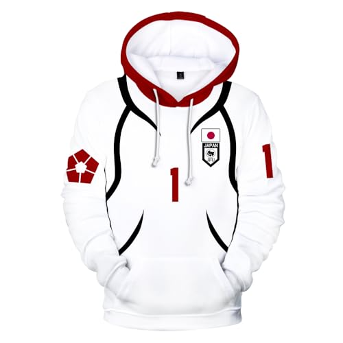 Zhongkaihua Nagi/Reo/Rin/Bachira Hoodie Anime Sweatshirt 3D bedruckte Kleidung Herren Damen Uni Hoodies mit Kordelzug Langarm Geschenke Zhongkaihua Nagi/Reo/Rin/Bachira Hoodie Anime Sweatshirt 3D bedruckte Kleidung Herren Damen Uni Hoodies mit Kordelzug Langarm Geschenke von Zhongkaihua