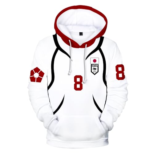 Zhongkaihua Nagi/Reo/Rin/Bachira Hoodie Anime Sweatshirt 3D bedruckte Kleidung Herren Damen Uni Hoodies mit Kordelzug Langarm Geschenke Zhongkaihua Nagi/Reo/Rin/Bachira Hoodie Anime Sweatshirt 3D bedruckte Kleidung Herren Damen Uni Hoodies mit Kordelzug Langarm Geschenke von Zhongkaihua