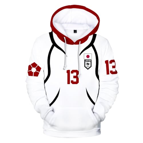Zhongkaihua Nagi/Reo/Rin/Bachira Hoodie Anime Sweatshirt 3D bedruckte Kleidung Herren Damen Uni Hoodies mit Kordelzug Langarm Geschenke Zhongkaihua Nagi/Reo/Rin/Bachira Hoodie Anime Sweatshirt 3D bedruckte Kleidung Herren Damen Uni Hoodies mit Kordelzug Langarm Geschenke von Zhongkaihua