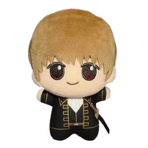 Zhongkaihua Okita Sougo Weicher Figuren-Anhänger, PP-Baumwolle, gefüllt, niedlicher Anime-Cartoon-Minifigur, gefüllter Anhänger, 10 cm Zhongkaihua Okita Sougo Weicher Figuren-Anhänger, PP-Baumwolle, gefüllt, niedlicher Anime-Cartoon-Minifigur, gefüllter Anhänger, 10 cm von Zhongkaihua