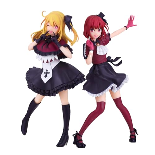 Zhongkaihua Oshi no Ko Figur Hoshino Rubi & Arima Kana Figur 18 cm Figur Anime PVC Modell Statue Home Computer Schreibtisch Dekoration Geburtstagsgeschenk von Zhongkaihua