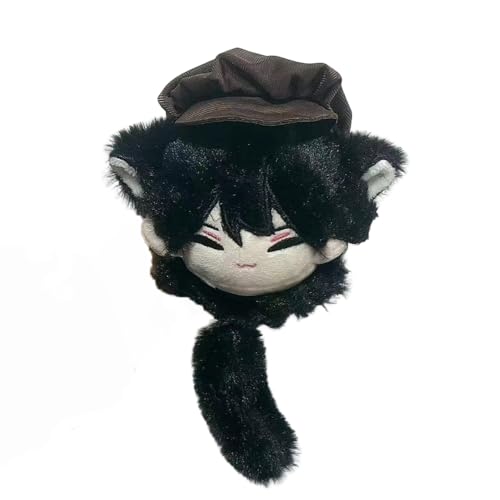 Zhongkaihua Ranpo Edogawa Plüsch-Anhänger Nakajima Atsushi-Figur, Anime-Kissen, gefüllte PP-Baumwolle, Schlüsselanhänger, Autotasche, Heimdekoration, Anhänger für Fans von Zhongkaihua