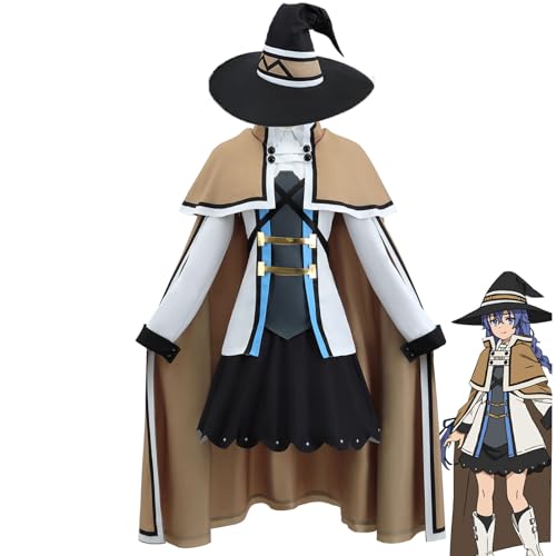 Zhongkaihua Roxy Migurdia Cosplay Kostüm Sylphy Mantel Cape Uniform Anime Rollenspiel-Outfit Halloween Kostümparty Karneval von Zhongkaihua