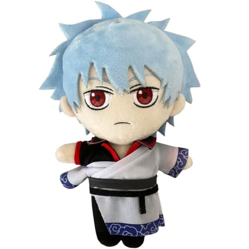 Zhongkaihua Sakata Gintoki weiche Figur, abnehmbare Kleidung, Anime-Charakter, PP-Baumwolle, gefüllt, weiche Figur, niedliche Cartoon-Sofa-Dekoration, gefülltes Kissen, 20 cm Zhongkaihua Sakata Gintoki weiche Figur, abnehmbare Kleidung, Anime-Charakter, PP-Baumwolle, gefüllt, weiche Figur, niedliche Cartoon-Sofa-Dekoration, gefülltes Kissen, 20 cm von Zhongkaihua