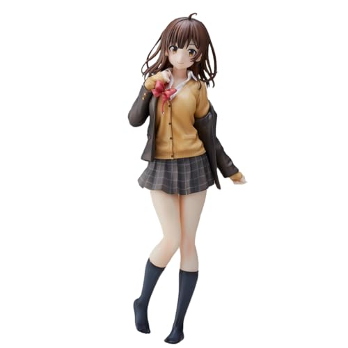 Zhongkaihua Sayu Ogiwara Anime Figur Japanische High School JK Uniform Mädchen Stehendes Modell PVC Statue Desktop Ornamente, 26 cm von Zhongkaihua
