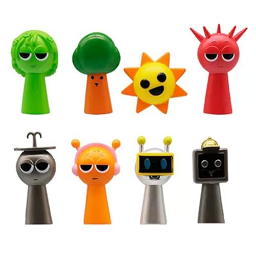 Zhongkaihua Sprunki-Figur, 6,5 cm, 8 Bleistifte, Kappe, Anime-Modell, Auto, Zuhause, Schreibtisch, Bücherregal, Weihnachten, Geburtstag, Party, Dekorationsset, Geschenk für Fans Zhongkaihua Sprunki-Figur, 6,5 cm, 8 Bleistifte, Kappe, Anime-Modell, Auto, Zuhause, Schreibtisch, Bücherregal, Weihnachten, Geburtstag, Party, Dekorationsset, Geschenk für Fans von Zhongkaihua