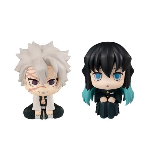 Zhongkaihua Tomioka Giyuu/Shinazugawa Sanemi Figur Mini Anime Figuren Look up Figure Muichirou/Sanemi Action Figure Modell Dekoration Kollektion Geschenke 10CM PVC Zhongkaihua Tomioka Giyuu/Shinazugawa Sanemi Figur Mini Anime Figuren Look up Figure Muichirou/Sanemi Action Figure Modell Dekoration Kollektion Geschenke 10CM PVC von Zhongkaihua