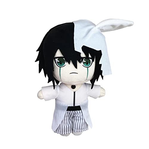Zhongkaihua Ulquiorra Cifer Plüschfigur, 20 cm, Plüschkissen, Anime, PP-Baumwolle, weich, gefüllt, pelzig, Autotasche, Heimdekoration, Anhänger für Fans von Zhongkaihua
