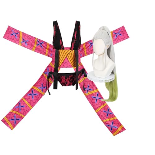 Zhongkaihua Ume/Daki Cosplay Kimono Outfit Japanisches Anime Cosplay Kostüm Kimono Robe Langes Kleid für Frauen Halloween Karneval Verkleidung von Zhongkaihua