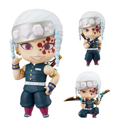 Zhongkaihua Uzui Tengen Actionfigur mit beweglichen und austauschbaren Gesichtern Anime Q Figurine Mini Statue Anime Sammelfigur Modell 10cm Zhongkaihua Uzui Tengen Actionfigur mit beweglichen und austauschbaren Gesichtern Anime Q Figurine Mini Statue Anime Sammelfigur Modell 10cm von Zhongkaihua