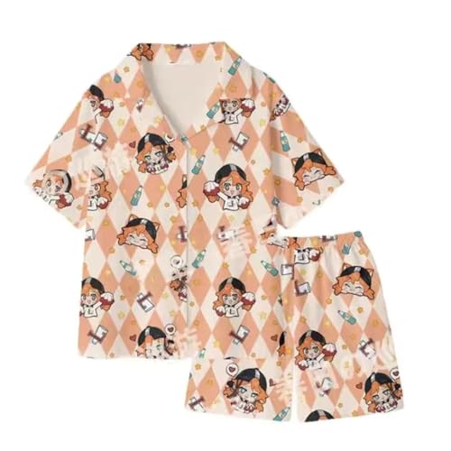 Zhongkaihua Victor Grantz Emily Dyer Anime Print Pyjama Naib Subedar Kurzarm und Shorts Nachtwäsche Set Casual Homewear Nachtwäsche für Unisex Zhongkaihua Victor Grantz Emily Dyer Anime Print Pyjama Naib Subedar Kurzarm und Shorts Nachtwäsche Set Casual Homewear Nachtwäsche für Unisex von Zhongkaihua