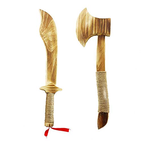 Zhou-long Kinder Holzaxt Holzspielzeug Messer Machete Spielzeug Set Handgemachtes Outdoor Spiel Hanfseil Bündelt mit Chinesischer Tradition Zhou-long Kinder Holzaxt Holzspielzeug Messer Machete Spielzeug Set Handgemachtes Outdoor Spiel Hanfseil Bündelt mit Chinesischer Tradition von Zhou-long