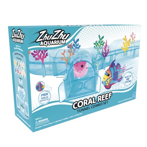 Korallentunnel-Set – kompatibel mit Allen Zhuzhu Aquarium-Spielsets von Zhu Zhu Pets