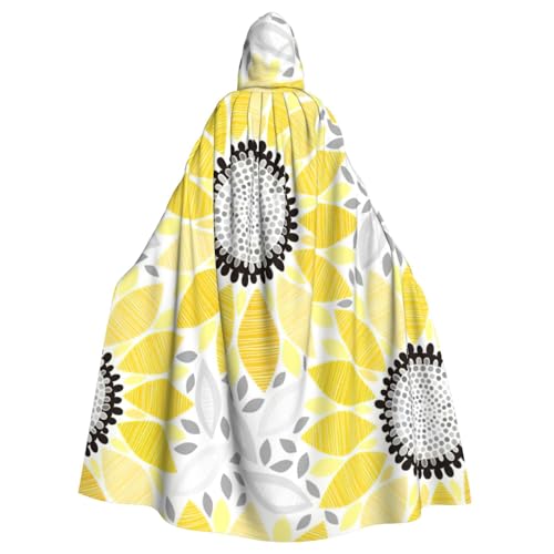 Zhuanyun Abstrakter Sonnenblumen-Druck, Kapuzenumhang, Karneval, Cosplay, Bühnenkostüme, Maskerade, Mottoparty-Zubehör Zhuanyun Abstrakter Sonnenblumen-Druck, Kapuzenumhang, Karneval, Cosplay, Bühnenkostüme, Maskerade, Mottoparty-Zubehör von Zhuanyun