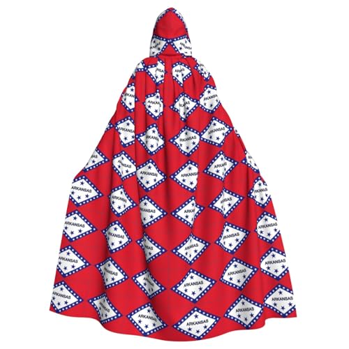 Zhuanyun Arkansas Kapuzenumhang mit Staatsflagge, Karneval, Cosplay, Bühnenkostüme, Maskerade, Mottoparty-Zubehör Zhuanyun Arkansas Kapuzenumhang mit Staatsflagge, Karneval, Cosplay, Bühnenkostüme, Maskerade, Mottoparty-Zubehör von Zhuanyun