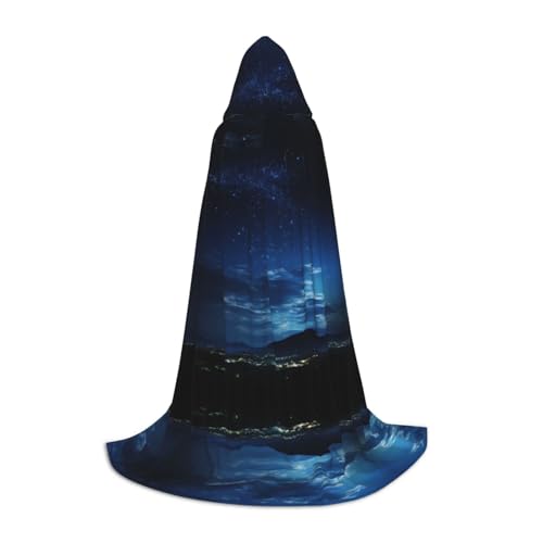 Zhuanyun Blauer Maxi-Umhang mit Kapuze, Galaxie, Stern, Mond, Berg, Winter, warm, lang, Cosplay-Kostüme, Oberbekleidung Zhuanyun Blauer Maxi-Umhang mit Kapuze, Galaxie, Stern, Mond, Berg, Winter, warm, lang, Cosplay-Kostüme, Oberbekleidung von Zhuanyun
