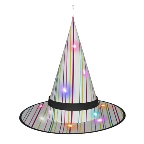 Zhuanyun Gestreifter Spitzhut Halloween Hexenhut Hexe Hexe Cosplay Zubehör Zhuanyun Gestreifter Spitzhut Halloween Hexenhut Hexe Hexe Cosplay Zubehör von Zhuanyun