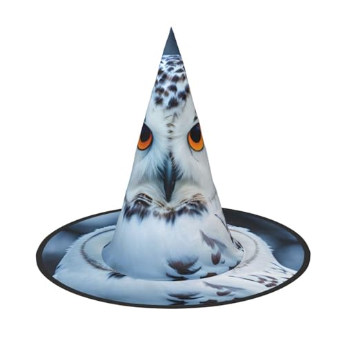 Zhuanyun Halloween-Hut mit verschneiten Eulen-Augen, Halloween-Kostüm, Zubehör, Kopfschmuck, Partyzubehör, Hexenhut Zhuanyun Halloween-Hut mit verschneiten Eulen-Augen, Halloween-Kostüm, Zubehör, Kopfschmuck, Partyzubehör, Hexenhut von Zhuanyun