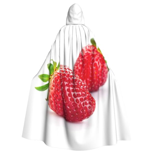 Zhuanyun Kapuzenumhang mit Erdbeerdruck, Karneval, Cosplay, Bühnenkostüme, Maskerade, Mottoparty-Zubehör Zhuanyun Kapuzenumhang mit Erdbeerdruck, Karneval, Cosplay, Bühnenkostüme, Maskerade, Mottoparty-Zubehör von Zhuanyun