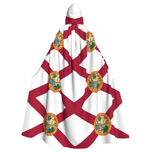 Zhuanyun Kapuzenumhang mit Flagge von Florida, Karneval, Cosplay, Bühnenkostüme, Maskerade, Mottoparty-Zubehör Zhuanyun Kapuzenumhang mit Flagge von Florida, Karneval, Cosplay, Bühnenkostüme, Maskerade, Mottoparty-Zubehör von Zhuanyun