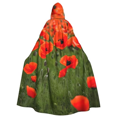 Zhuanyun Kapuzenumhang mit Mohnblumen, Blütenblättern, Karneval, Cosplay, Bühnenkostüme, Maskerade, Mottoparty-Zubehör Zhuanyun Kapuzenumhang mit Mohnblumen, Blütenblättern, Karneval, Cosplay, Bühnenkostüme, Maskerade, Mottoparty-Zubehör von Zhuanyun