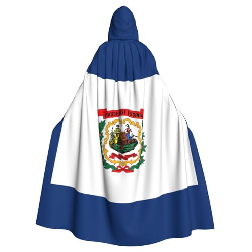 Zhuanyun Kapuzenumhang mit West-Virginia-Staatsflagge, Karneval, Cosplay, Bühnenkostüme, Maskerade, Mottoparty-Zubehör Zhuanyun Kapuzenumhang mit West-Virginia-Staatsflagge, Karneval, Cosplay, Bühnenkostüme, Maskerade, Mottoparty-Zubehör von Zhuanyun