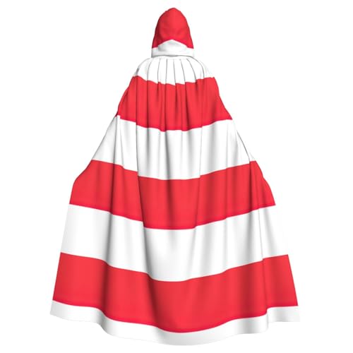 Zhuanyun Kapuzenumhang mit indonesischer Flagge, Karneval, Cosplay, Bühnenkostüme, Maskerade, Mottoparty-Zubehör Zhuanyun Kapuzenumhang mit indonesischer Flagge, Karneval, Cosplay, Bühnenkostüme, Maskerade, Mottoparty-Zubehör von Zhuanyun