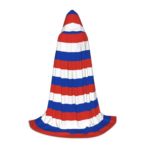 Zhuanyun Kapuzenumhang mit russischer Flagge, Hexenumhang mit Kapuze für Damen und Herren, passend für Karneval, Cosplay, Kostümpartys Zhuanyun Kapuzenumhang mit russischer Flagge, Hexenumhang mit Kapuze für Damen und Herren, passend für Karneval, Cosplay, Kostümpartys von Zhuanyun