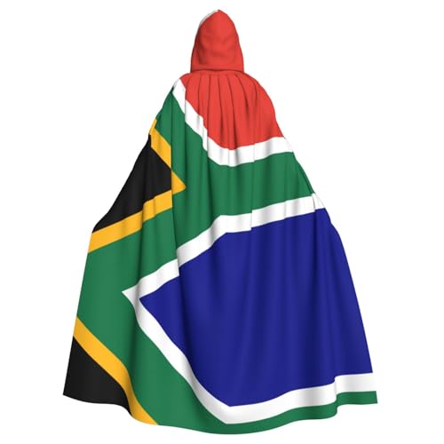 Zhuanyun Kapuzenumhang mit südafrikanischer Flagge, Karneval, Cosplay, Bühnenkostüme, Maskerade, Mottoparty-Zubehör Zhuanyun Kapuzenumhang mit südafrikanischer Flagge, Karneval, Cosplay, Bühnenkostüme, Maskerade, Mottoparty-Zubehör von Zhuanyun