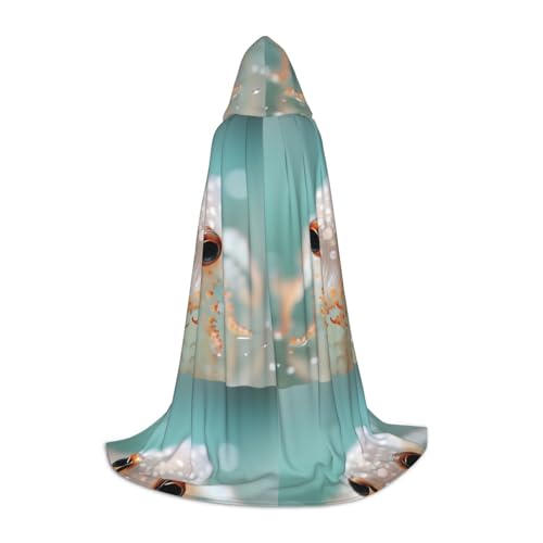 Zhuanyun Maxi-Umhang mit Fisch- und Oktopus-Druck, Winter, warm, lang, Cosplay-Kostüme, Oberbekleidung Zhuanyun Maxi-Umhang mit Fisch- und Oktopus-Druck, Winter, warm, lang, Cosplay-Kostüme, Oberbekleidung von Zhuanyun