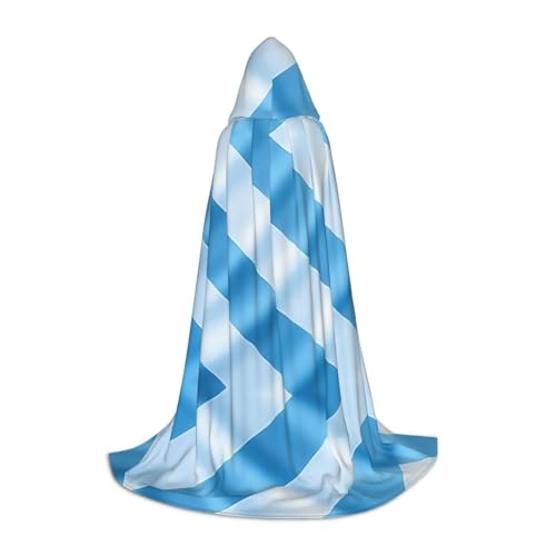 Zhuanyun Maxi-Umhang mit Hafenflaggen-Motiv, Winter, warm, lang, Cosplay, Kostüme, Oberbekleidung von Zhuanyun