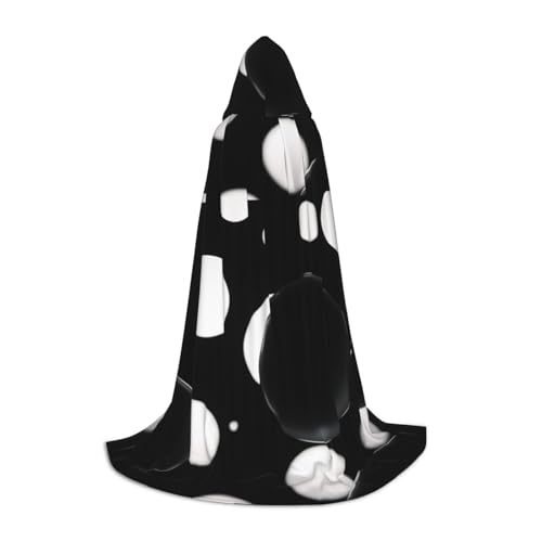 Zhuanyun Maxi-Umhang mit Kapuze und Punktemuster, für den Winter, warm, lang, Cosplay-Kostüme, Oberbekleidung Zhuanyun Maxi-Umhang mit Kapuze und Punktemuster, für den Winter, warm, lang, Cosplay-Kostüme, Oberbekleidung von Zhuanyun
