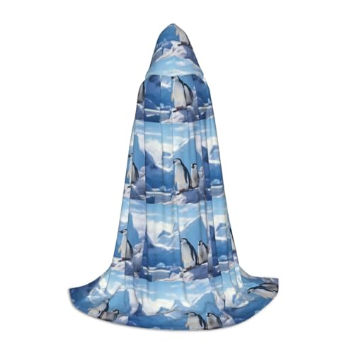 Zhuanyun Maxi-Umhang mit Kapuze und Schneeberg-Pinguin-Druck, warm, lang, Cosplay-Kostüme, Oberbekleidung Zhuanyun Maxi-Umhang mit Kapuze und Schneeberg-Pinguin-Druck, warm, lang, Cosplay-Kostüme, Oberbekleidung von Zhuanyun