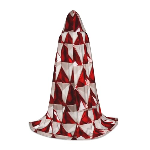 Zhuanyun Maxi-Umhang mit Kapuze und rotem Rautenmuster, Winter, warm, lang, Cosplay-Kostüme, Oberbekleidung Zhuanyun Maxi-Umhang mit Kapuze und rotem Rautenmuster, Winter, warm, lang, Cosplay-Kostüme, Oberbekleidung von Zhuanyun